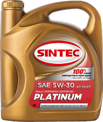 SINTEC Платинум 5W30  4л. синт. API SL/CF